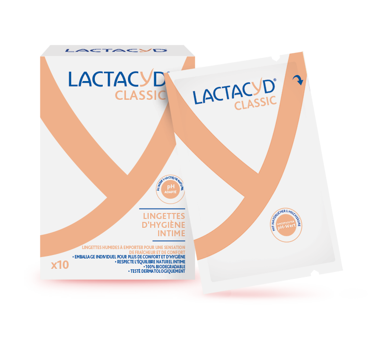 Lactacyd® CLASSIC Lingettes intime emballage individuel